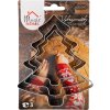 Vykrajovačka MagicHome Vianoce, na pečenie, stromček, formička, 3 ks
