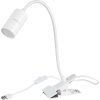 Lampa Strend Pro, stolná, s klipsou na uchytenie, Alu, biela, USB, 41 cm