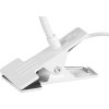 Lampa Strend Pro, stolná, s klipsou na uchytenie, Alu, biela, USB, 41 cm
