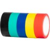 Páska Strend Pro, 19 mm, L-5 m, PVC, max. 80°C, 600V, izolačná, rôzne farby, lepiaca, bal. 5 ks