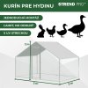 Kurín Strend Pro, pre hydinu, voliéra, klietka, kurnik, so strechou, 3x2x2 m
