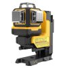 Laser čiarový 3x360° zelený laser s dialkovým ovládaním 18V kufor bez aku