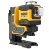 Laser čiarový 3x360° zelený laser s dialkovým ovládaním 18V kufor bez aku