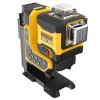 Laser čiarový 3x360° zelený laser s dialkovým ovládaním 18V kufor bez aku