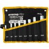 Kľúč Strend Pro, 6x7-20x22 mm, trúbkový, obojstranný, Zn, set 8 ks