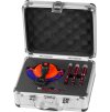 Sada vyrezávačov Strend Pro Premium, 6-8-10-12 mm, 1/4" Hex, diamant, korunky, professional, so šablónou na vŕtanie otvorov