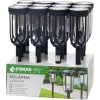 Lampa Strend Pro Garden Elis, solárna, čierna, LED, 7,5x42 cm, Sellbox 12 ks
