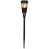 Lampa Strend Pro Garden, fakľa, solárna, čierna, 6x LED, 7,5x51 cm, Sellbox 12 ks