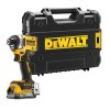 Uťahovač rázový 1/4" 250Nm 18V XR Tstak bez AKU bezuhlíkový