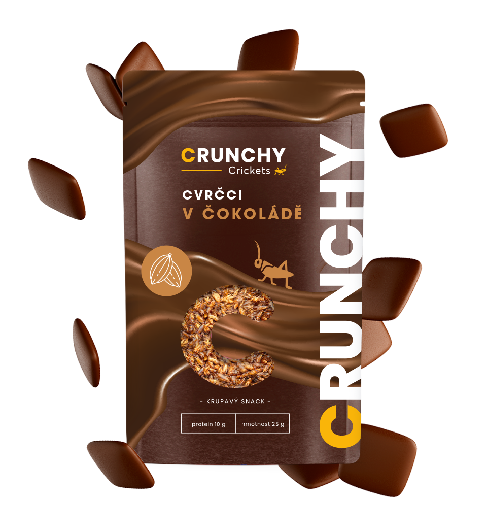 Cvrčci v čokoládě jsou opět skladem!