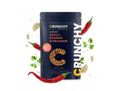 Červíci s příchutí CHILLI, ČESNEK A KORIANDR 20 g