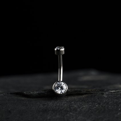 Titanový piercing do pupíku Onea