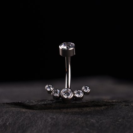 Titanový piercing do pupíku Smilea