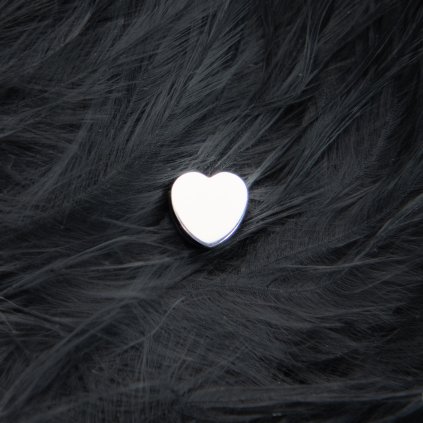 Titanová koncovka Heart srdíčko