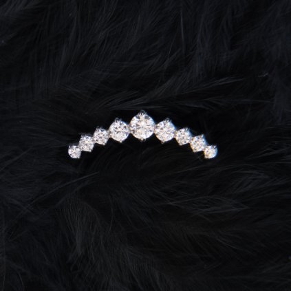 Titanová koncovka Aurelia konturový, čirý