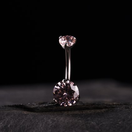 Titanový piercing do pupíku Rome