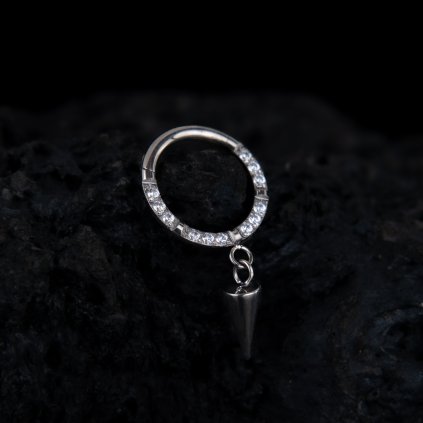 Titanový kroužek Vespera visací