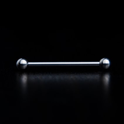 Titanová činka s vnitřním závitem kompletní