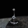 Visací titanový piercing do pupíku Lunis