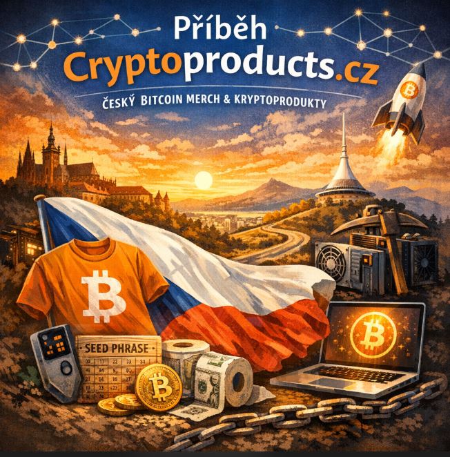 Příběh vzniku CryptoProducts | Český bitcoin merch a kryptoměnové produkty