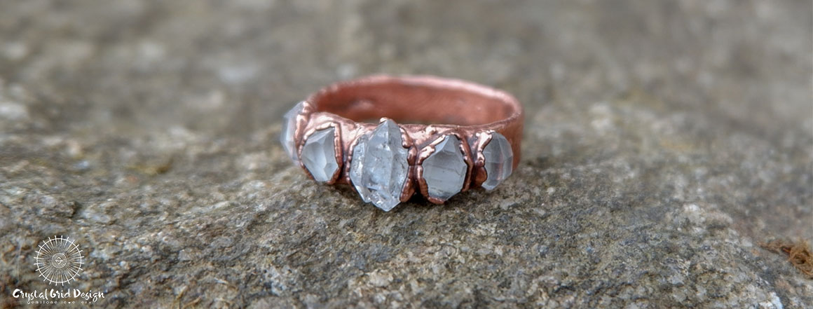 Prsten s herkimery 