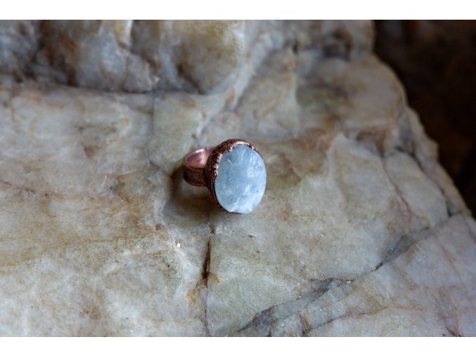 Prsten s měsíčním kamenem vel. 51