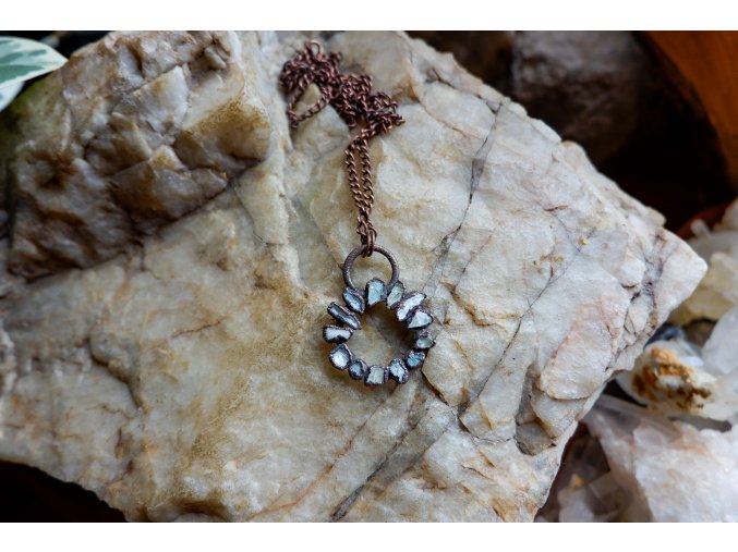 Přívěsek s akvamaríny