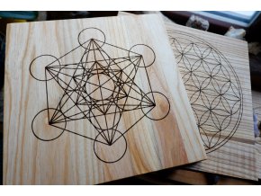 Podložka pod mřížky Květ života/Metatronova krychle