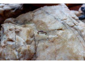 Prsten s diamantem vel. 51