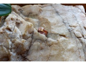 Prsten s imperial topazem vel. 55-56