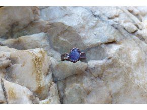 Prsten s tanzanitem vel. 51