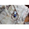 Přívěsek s měsíčním kamenem a lapis lazuli