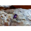 Prsten s ametystem vel. 56