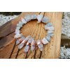 Mandala s kunzitem, hiddenitem, skapolitem a morganitem