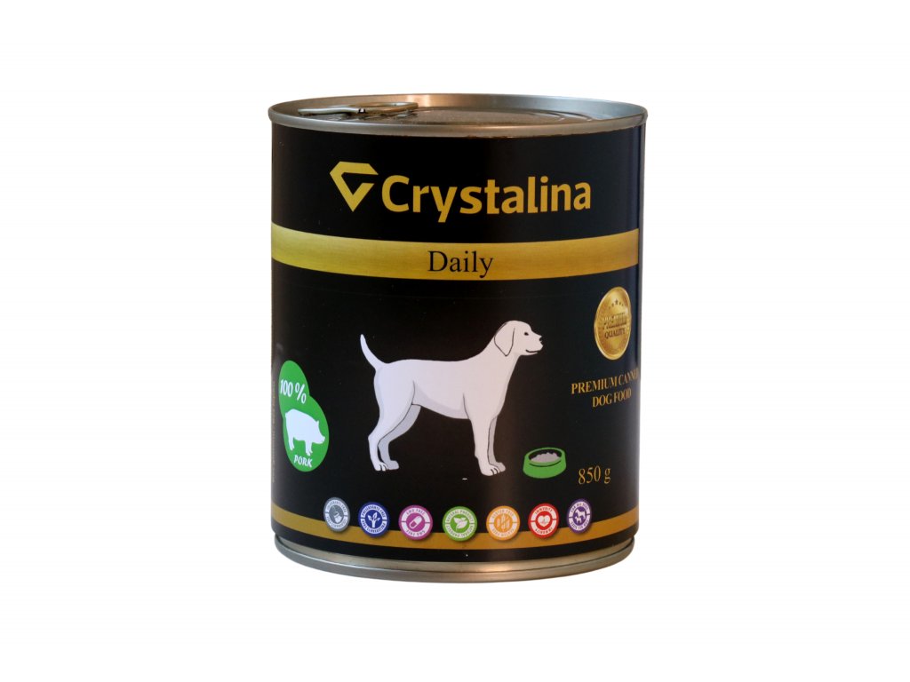 Crystalina Daily canned 100% pork
