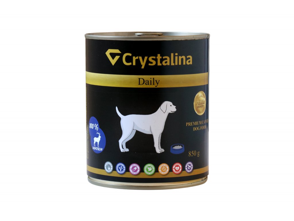 Crystalina Daily canned 100% Venison