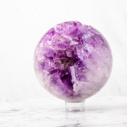 Ametyst fialová koule krystal minerál eshop crystalmineral.cz 0314
