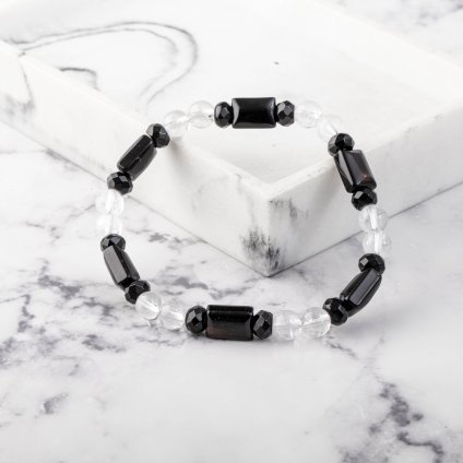 36 28 onyx křišťál náramek na ruku korálkový crystalmineral.cz internetový obchod s krystaly a minerály 9719