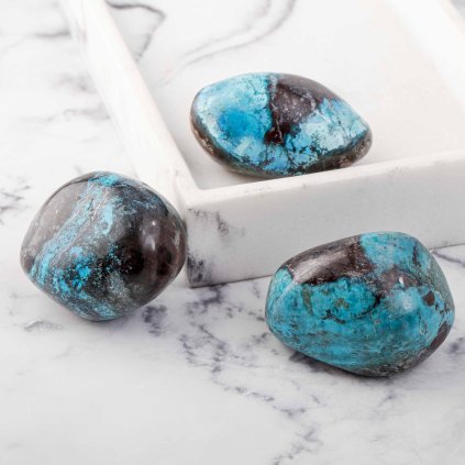 76 28 chryzokol tromlovaný krystal crystalmineral.cz internetový obchod s krystaly a minerály 9544