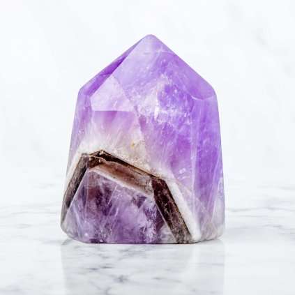 154 28 ametyst chevron obelisk krystal crystalmineral.cz internetový obchod s krystaly a minerály 9845