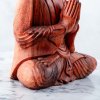 buddha dřevěnná soška meditující budha feng shui dekorace crystal mineral eshop crystalmineral.cz 9936