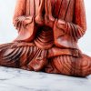 buddha dřevěnná soška meditující budha feng shui dekorace crystal mineral eshop crystalmineral.cz 9940