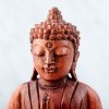 buddha dřevěnná soška meditující budha feng shui dekorace crystal mineral eshop crystalmineral.cz 9941