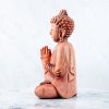 buddha dřevěnná soška meditující budha feng shui dekorace crystal mineral eshop crystalmineral.cz 9931
