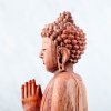 buddha dřevěnná soška meditující budha feng shui dekorace crystal mineral eshop crystalmineral.cz 9933