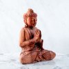 buddha drevenna soska meditujici budha feng shui dekorace crystal mineral eshop crystalmineral.cz 2 9958