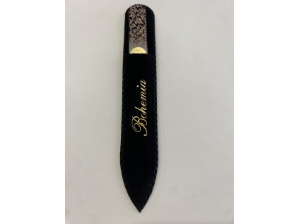 Pilníček na nehty 110 mm čirý podklad zdobený křišťály Swarovski Element®-Ornaments