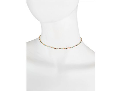 Screenshot 2025 06 19 at 10 26 42 Pozlacený bižuterní náhrdelník Glowline s českým křišťálem Preciosa choker PRECIOSA