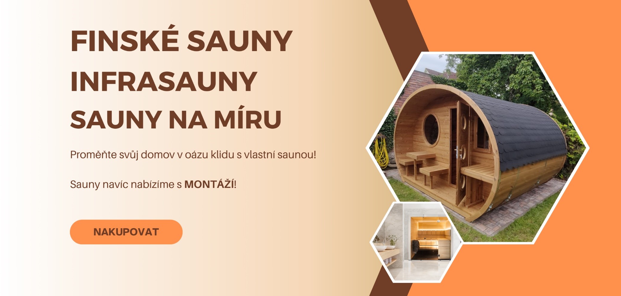 Finské sauny, infrasauny, sauny na míru