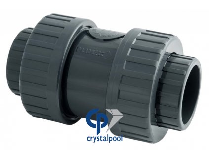 Zpětný ventil d50 PVC PN16 EPDM